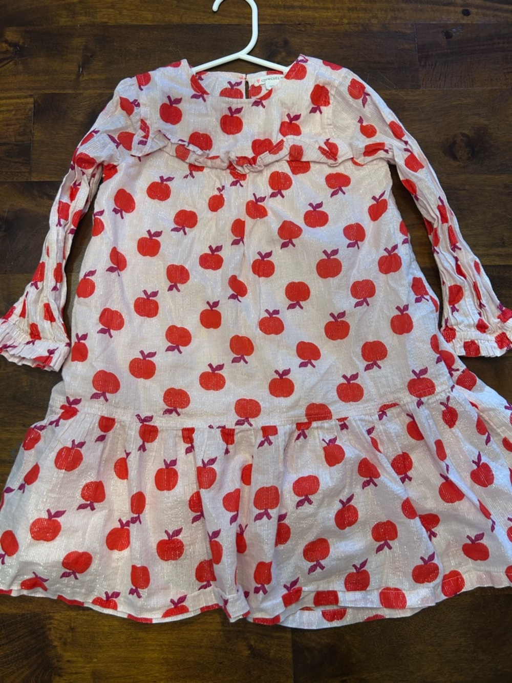 Crewcuts Apple Print Girls Dress